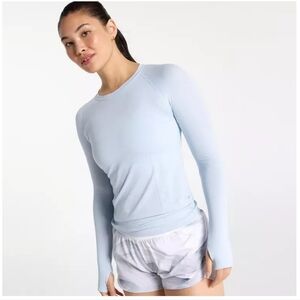 CALIA Focus Pale Blue Long Sleeve Tee, NWT